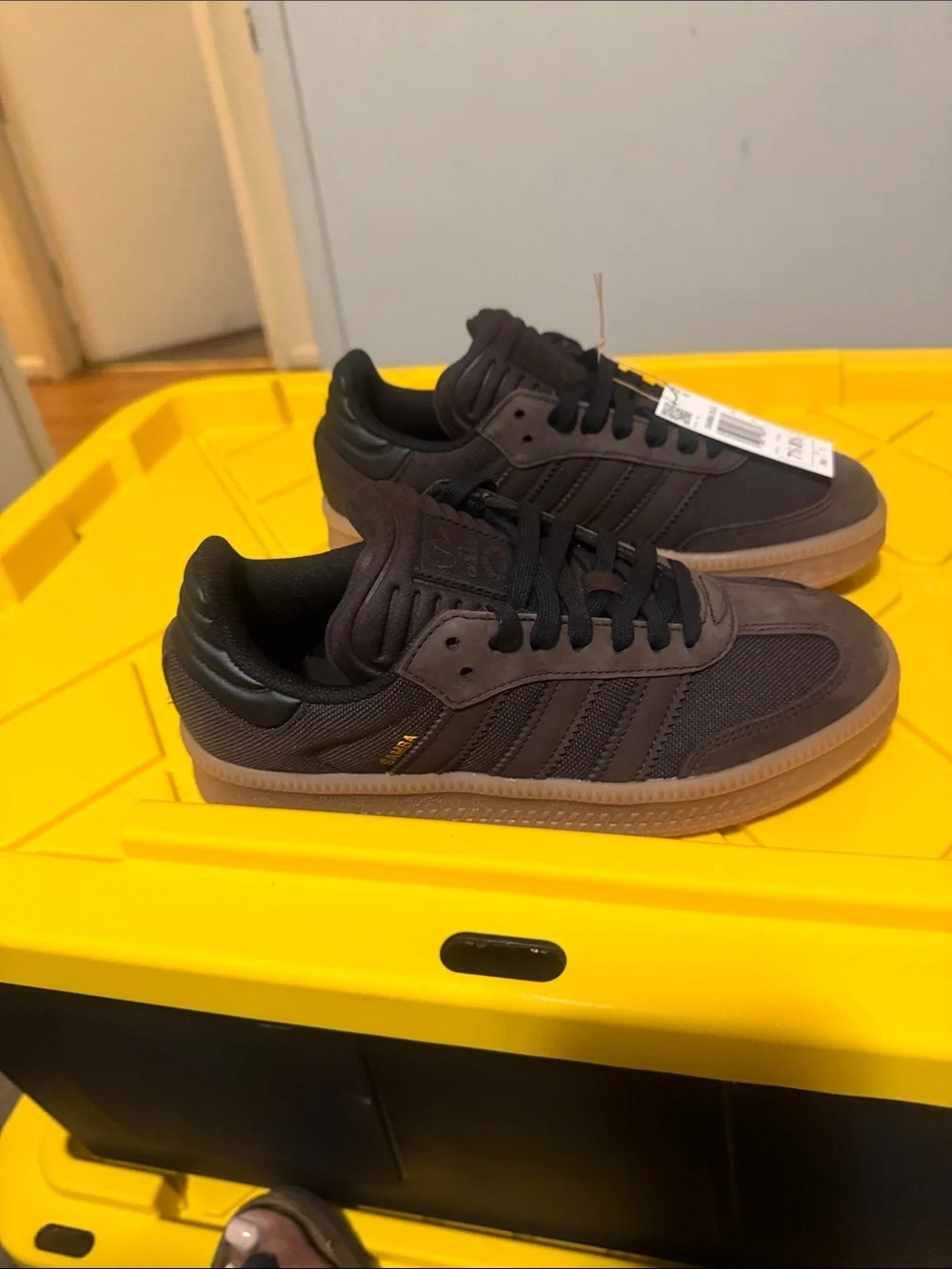 adidas Samba XLG Brown and Black Men's Sneakers